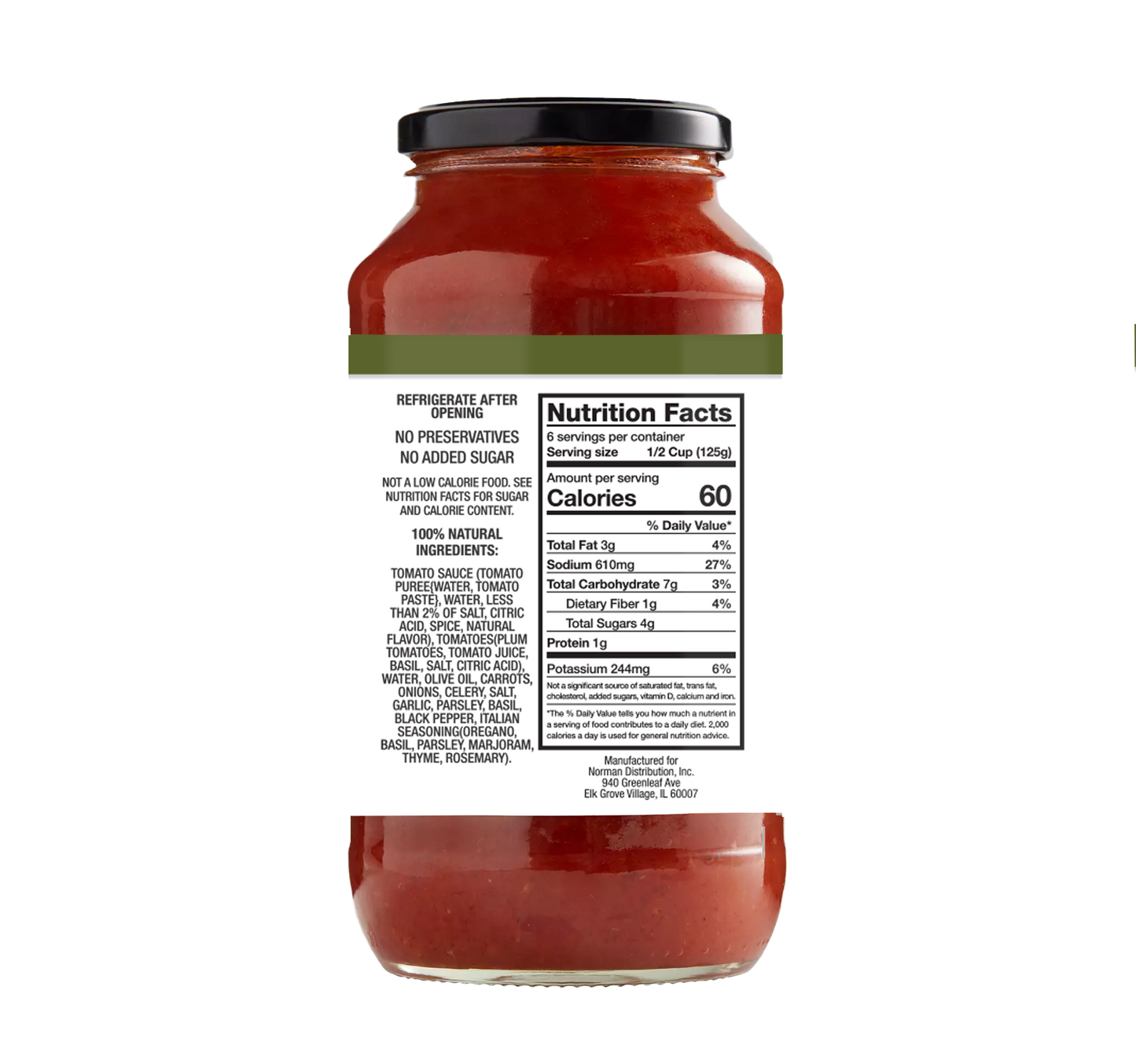 Balducci's Chicago Marinara Sauce